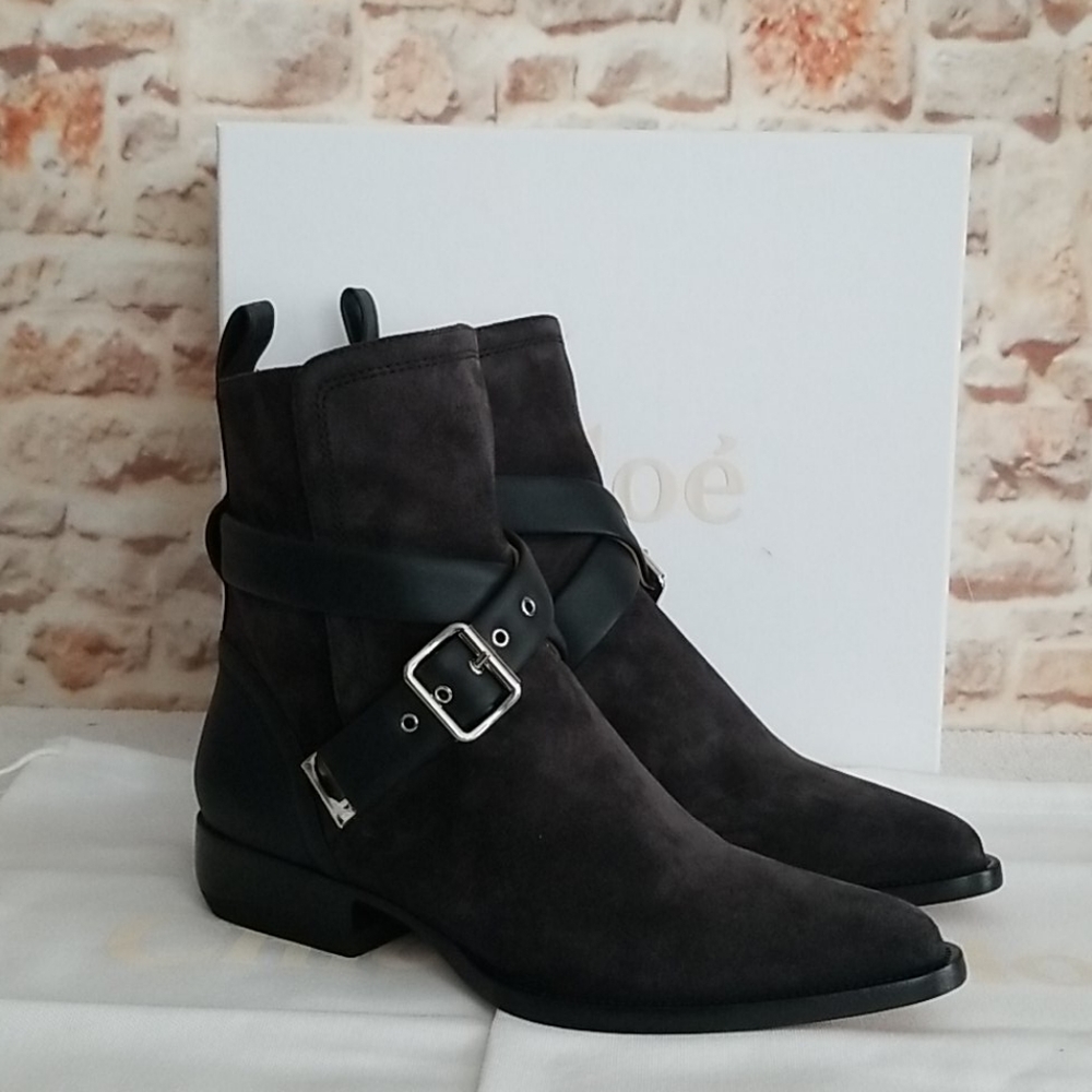 New Chloe 30mm Rylee Strap Bootie